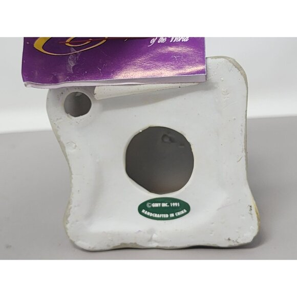 Vintage 1991 Giny Inc. Handcrafted Ceramic Christmas Ornament - Picture 6 of 11